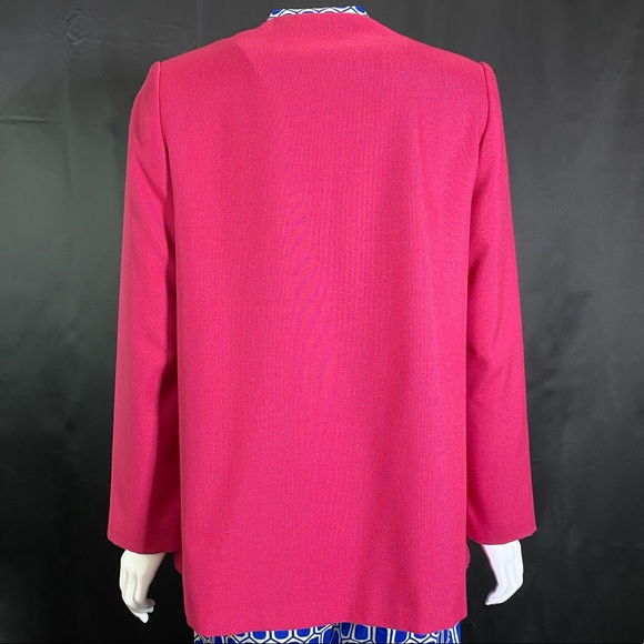 Vintage Women’s Pink Open Blazer / Size Medium - Picture 4 of 8